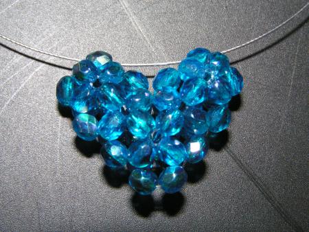 le collier en coeur